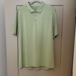 lululemon athletica Light Green Polo Shirt